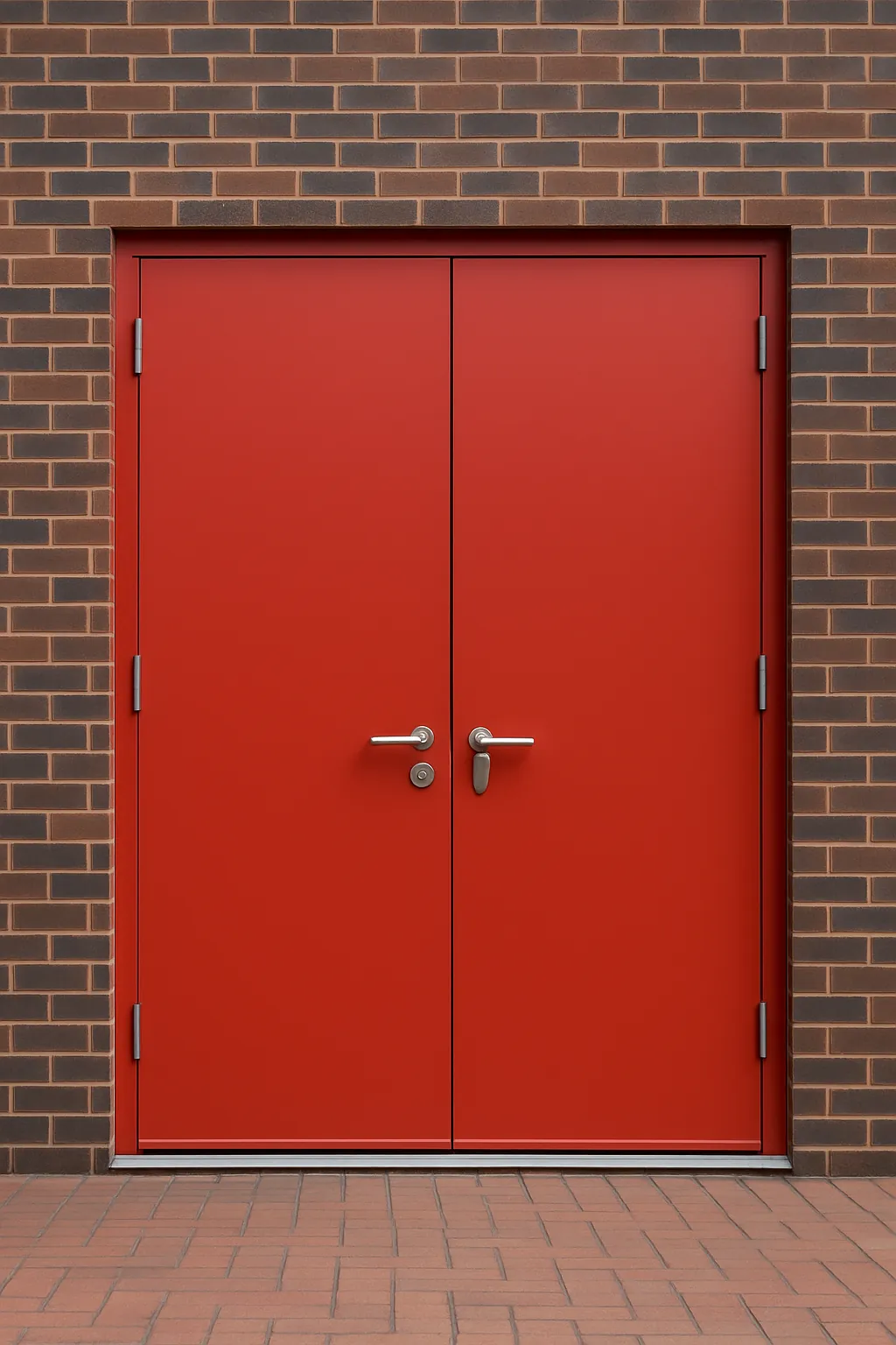 double  steel  doors case study - successful steel doors project in Enniskillen by verified UK suppliers
